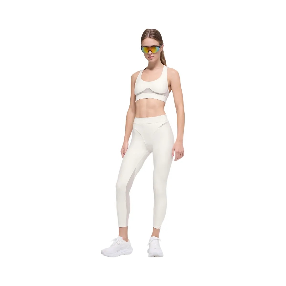 Alo Women's Airlift High-Waist 7/8 Rebel Legging - Ivory - HypeFly India View 5