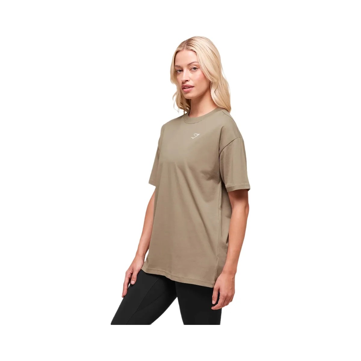 Gymshark Training Oversized T-Shirt - Lifestyle Brown - HypeFly India View 3