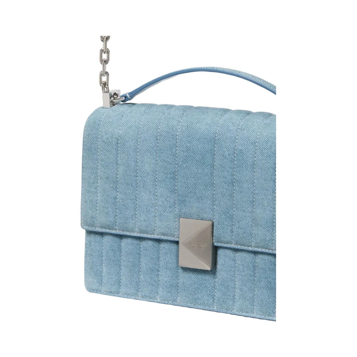 Kate Spade Deco Quilted Chain Shoulder Bag Blue Multi - HypeFly India View 5