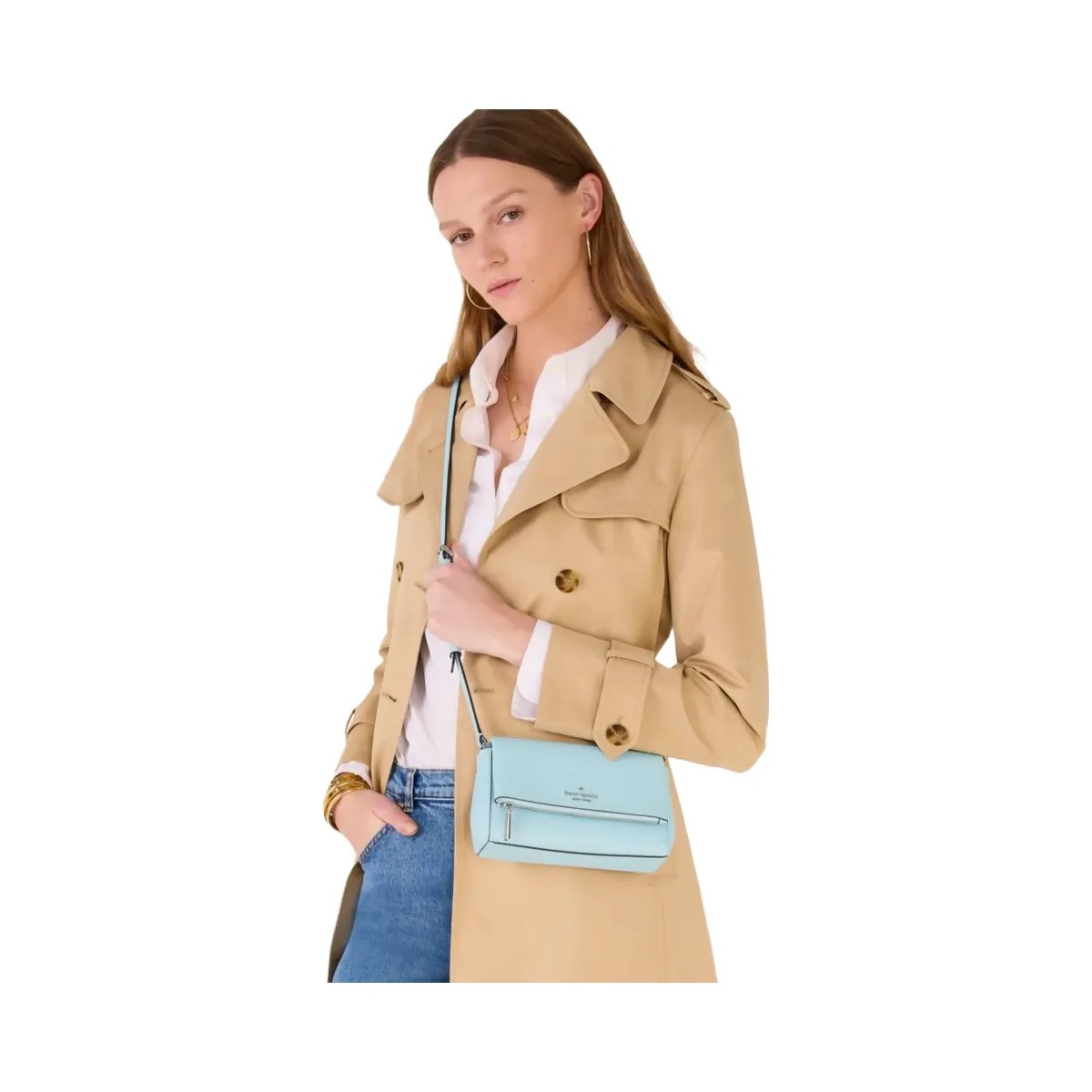 Kate Spade Leila Mini Crossbody English Sea - HypeFly India View 2