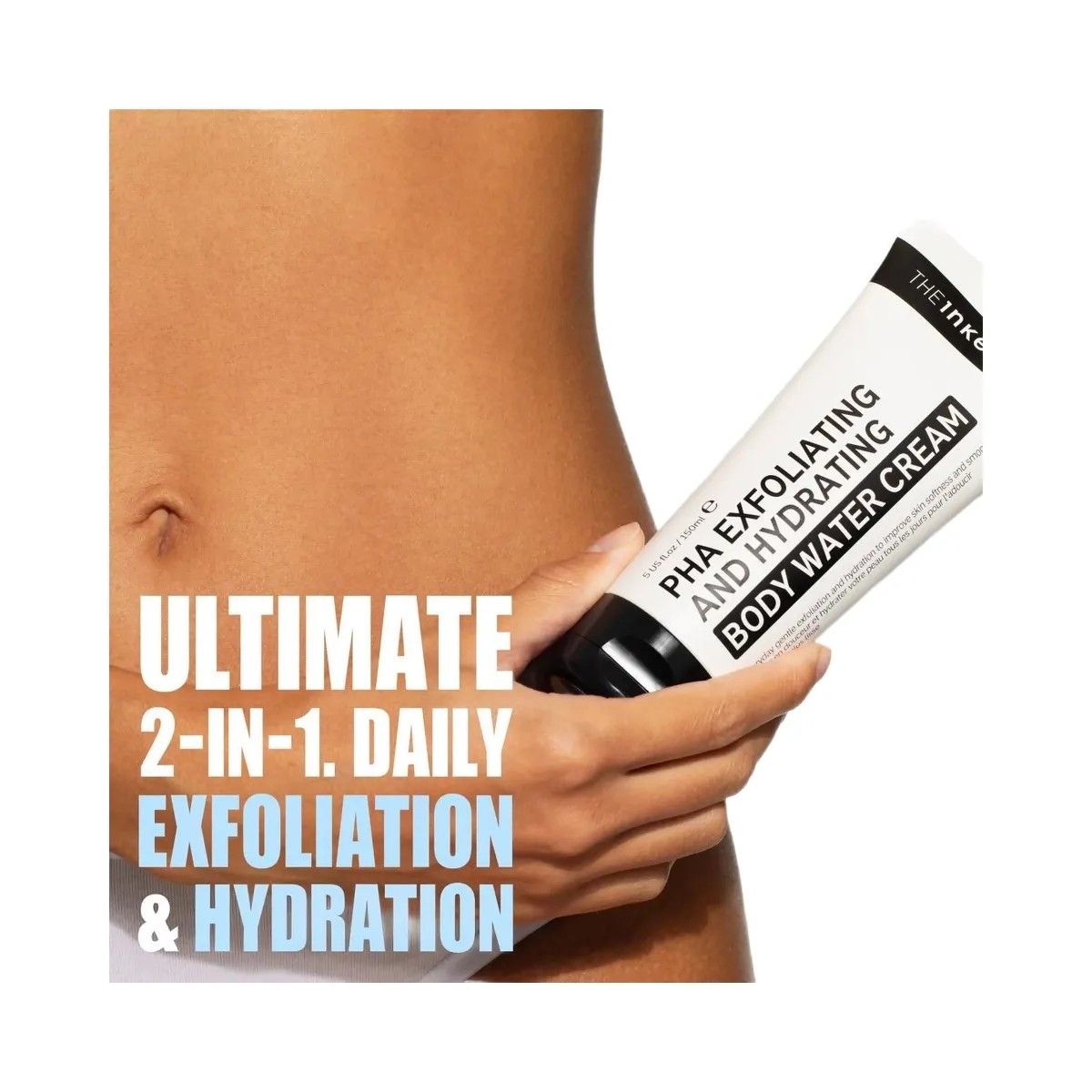 INKEY PHA Exfoliating and Hydrating Body Water Cream - HypeFly India View 4
