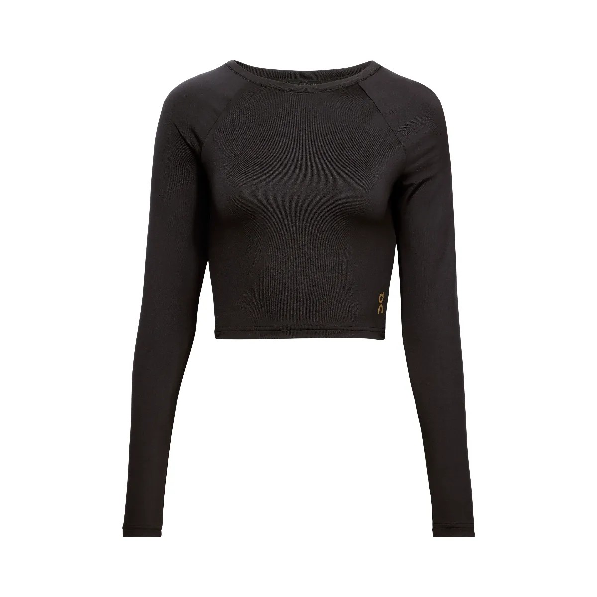 On Studio Long-T Crop Black  - HypeFly India View 1