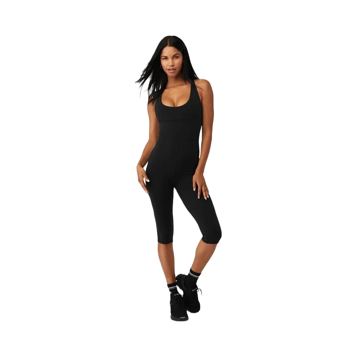 Alo Women's Airbrush Physique Onesie - Black - HypeFly India View 1