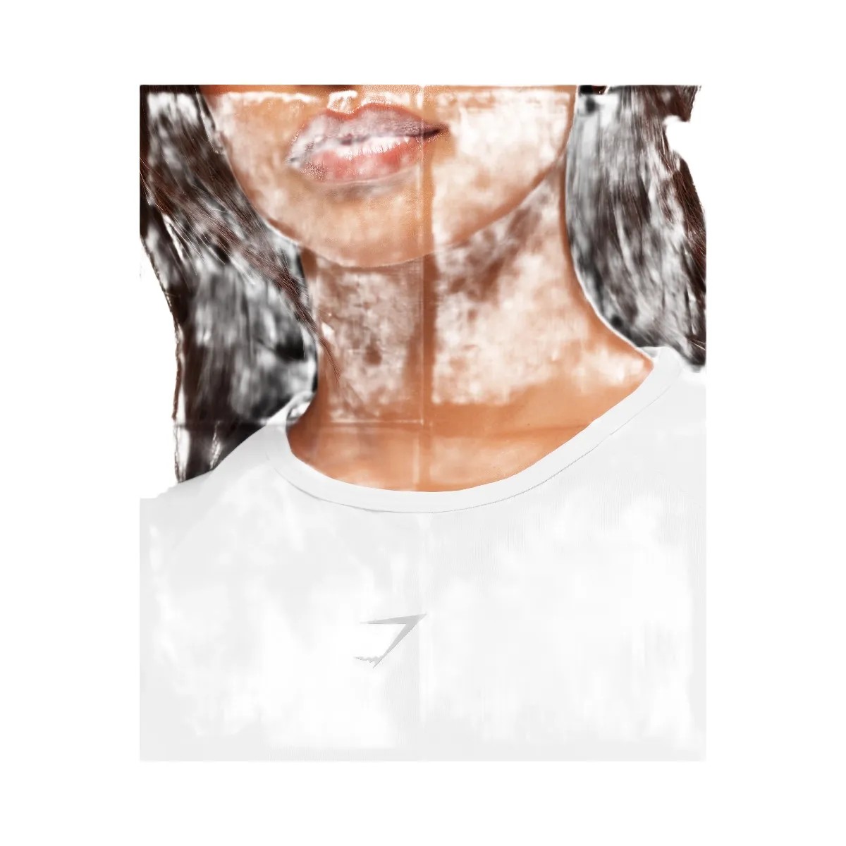 Gymshark Running Back Vent T-Shirt - White - HypeFly India View 5