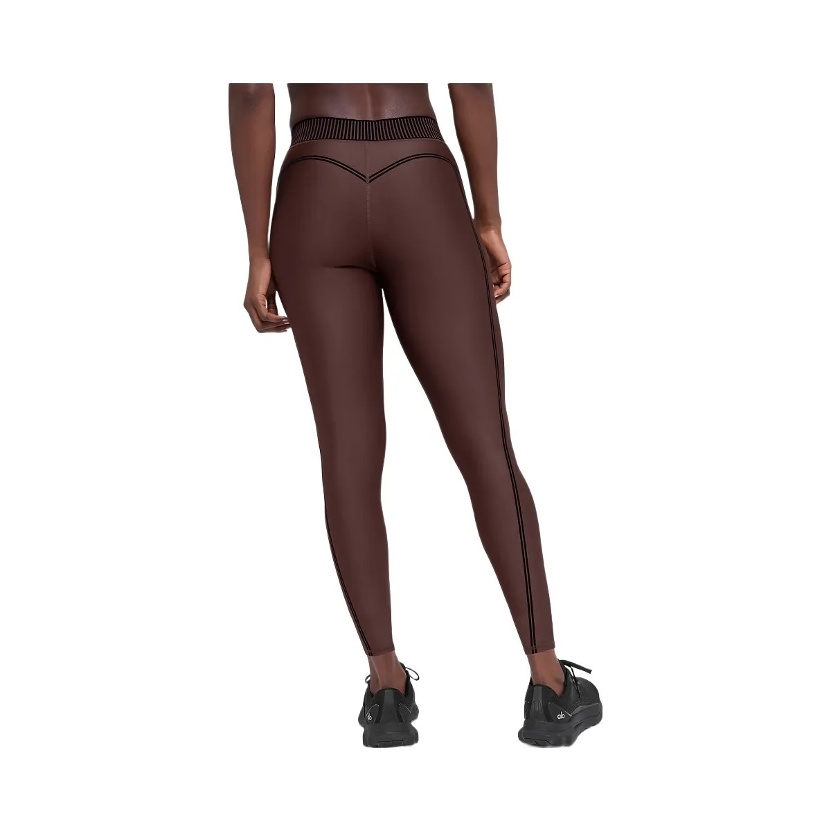 Alo Women's Airlift High-Waist 7/8 Line Up Legging - Brownstone - HypeFly India View 2