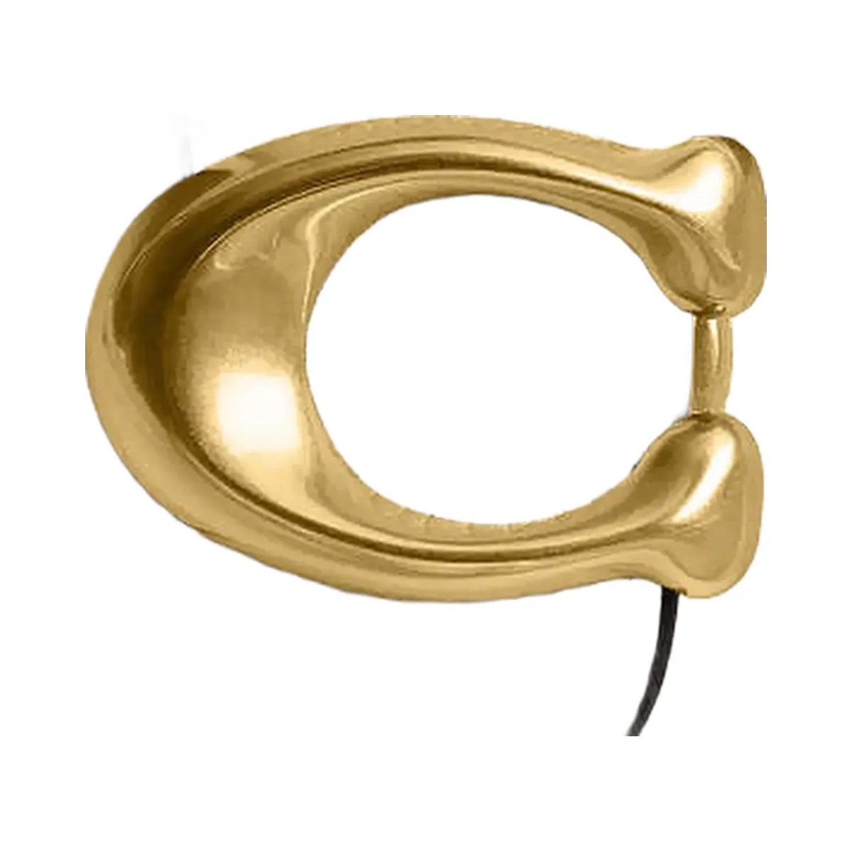 Coach Tabby Shoulder Bag 20 Polished Pebble Leather-Brass-Chalk - HypeFly India View 4