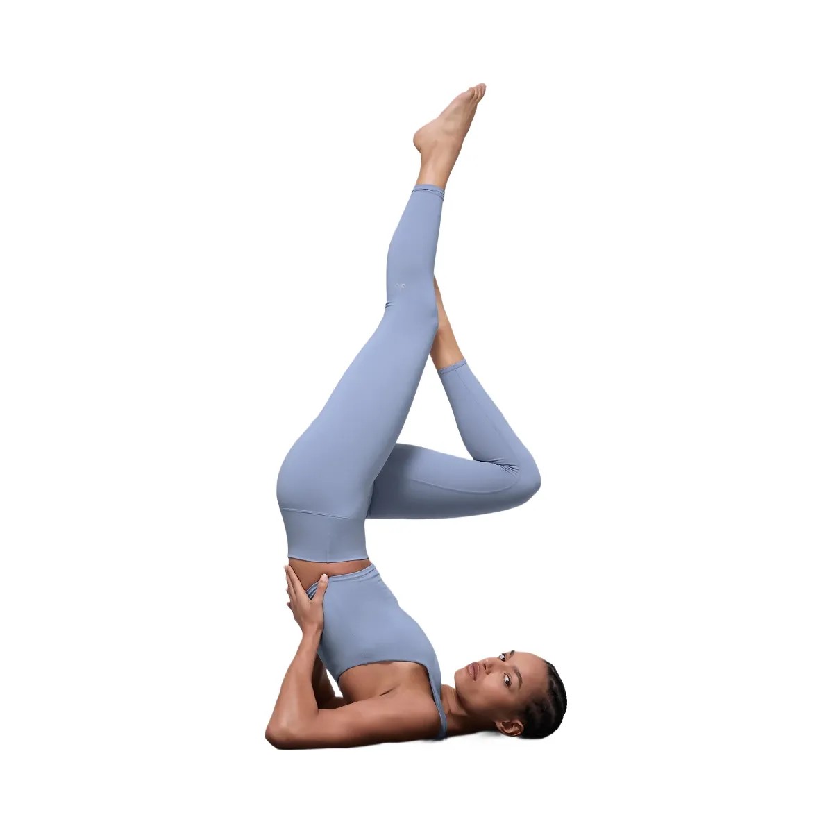 Alo Women's 7/8 High-Waist Airbrush Legging - Winter Frost - HypeFly India View 5
