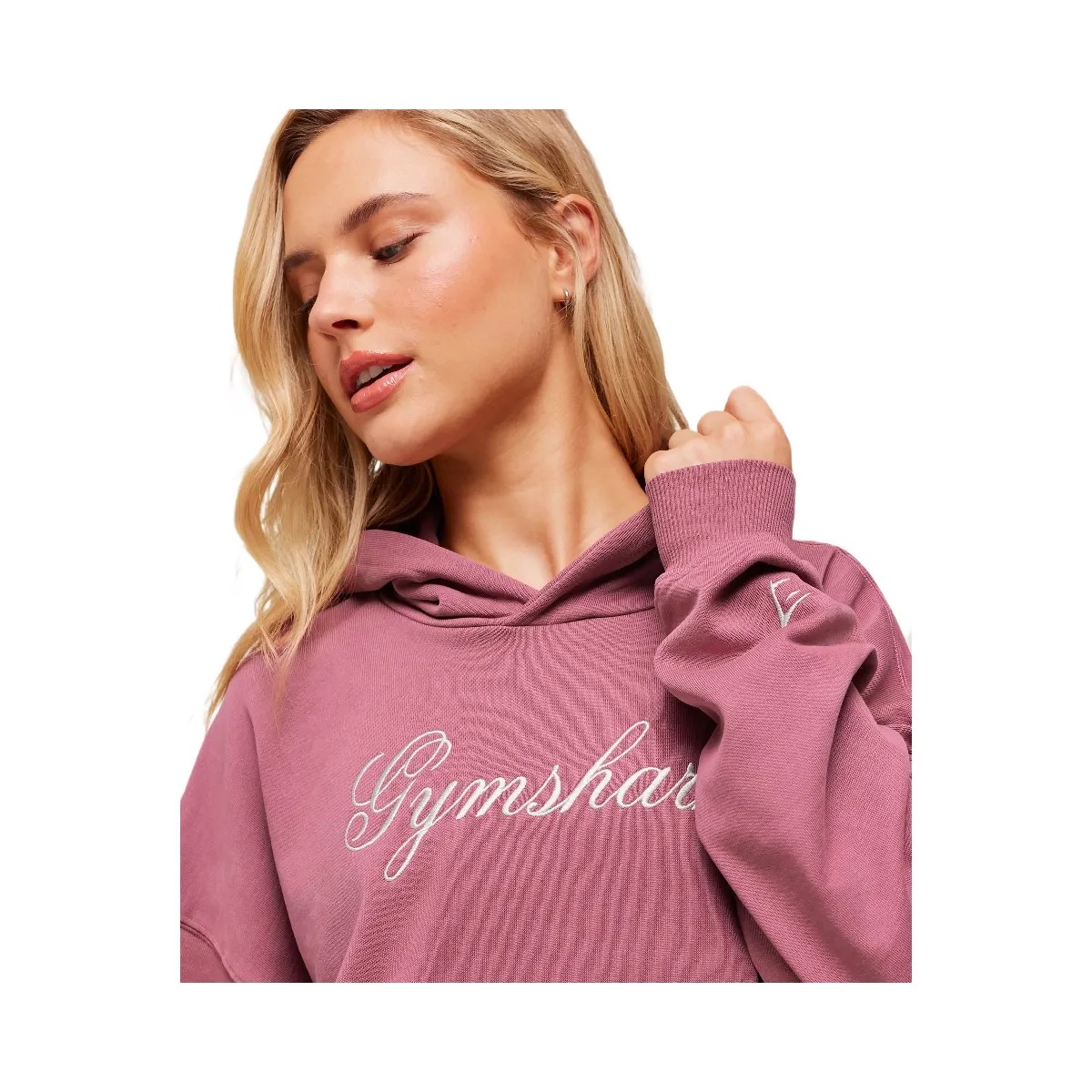Gymshark All Seasons Graphic Hoodie - Reset Pink - HypeFly India View 5