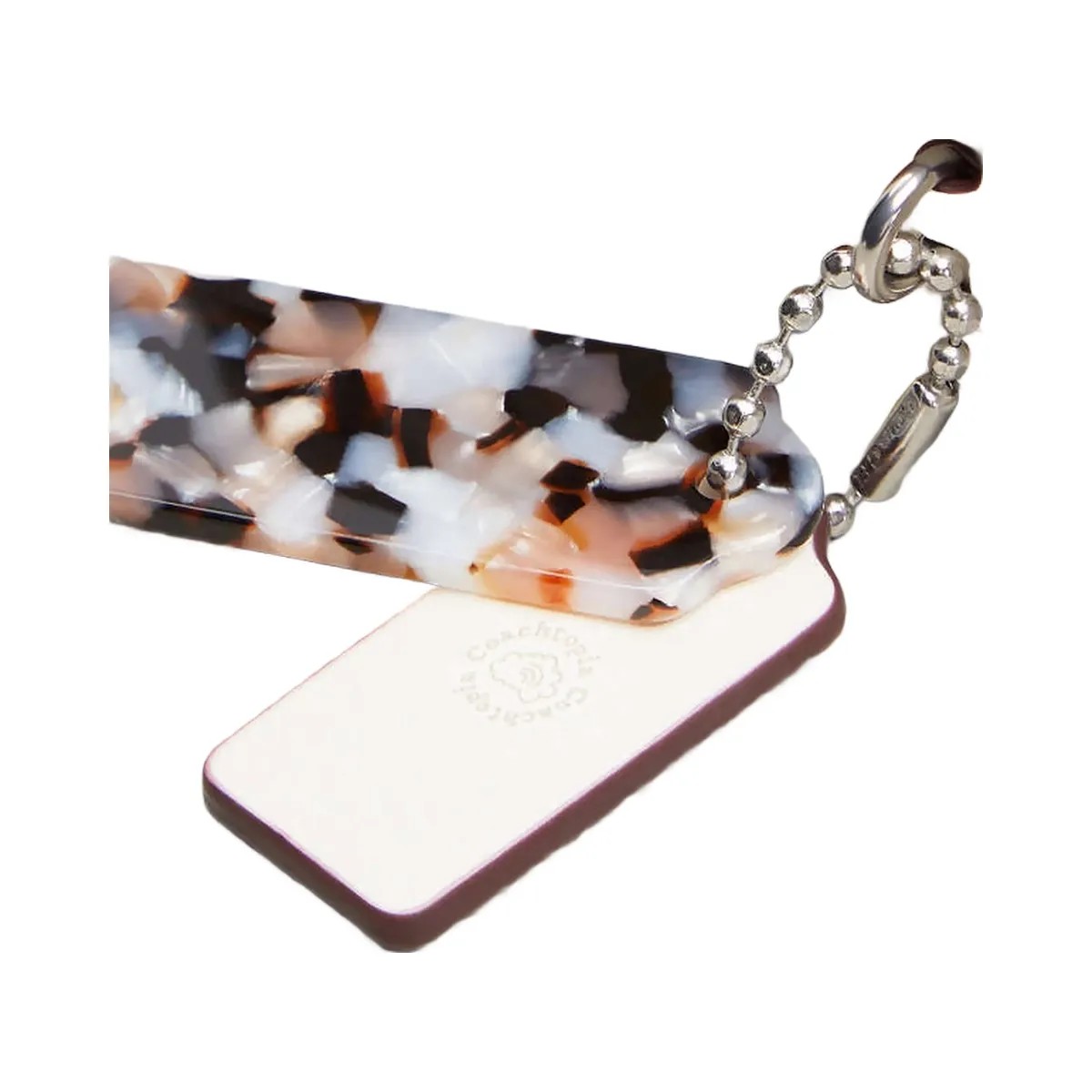 Coach Ergo Bag In Checkerboard Upcrafted Leather Burnished Amber-Chalk - HypeFly India View 3