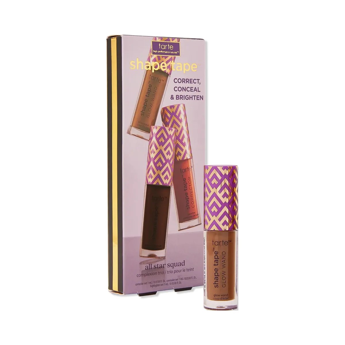 Tarte Shape Tape All Star Squad Complexion Trio '63H espresso honey / moonbeam / red' - HypeFly India View 1
