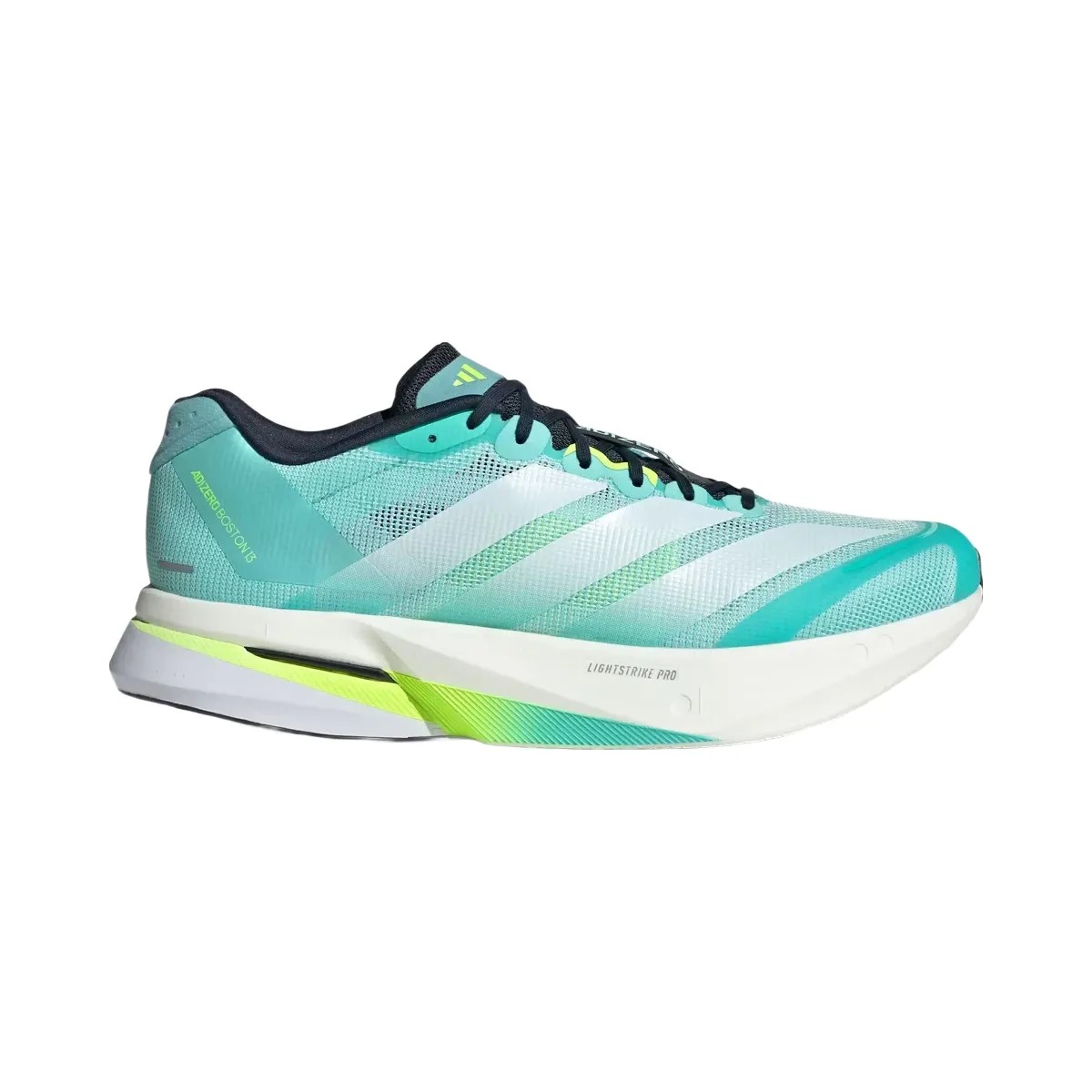 Adidas Adizero Boston 13 Flash Aqua White Lucid Lemon - HypeFly India View 1
