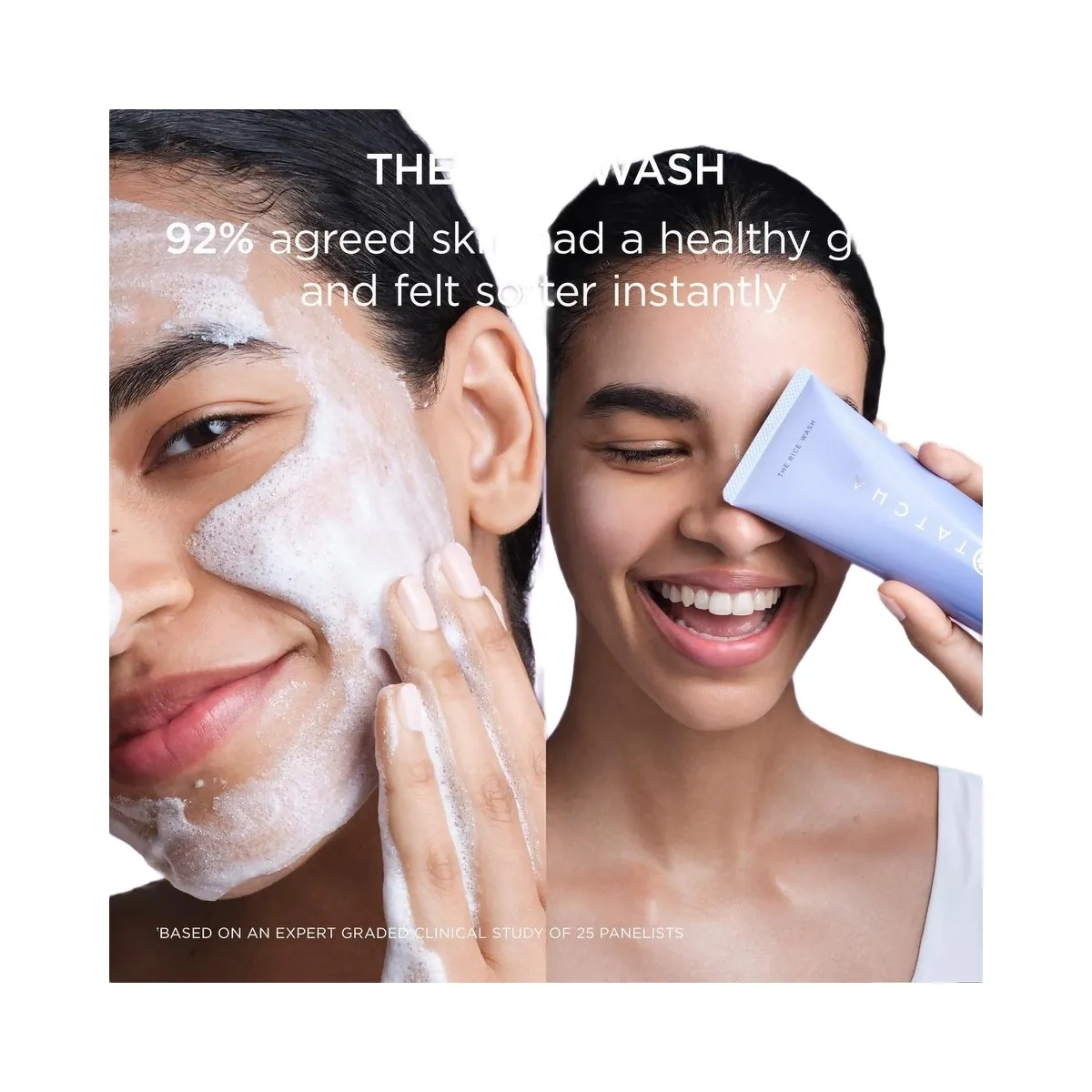 TATCHA Cleanser Favorites: Rice Wash & Matcha Cleanser Value Set - HypeFly India View 2