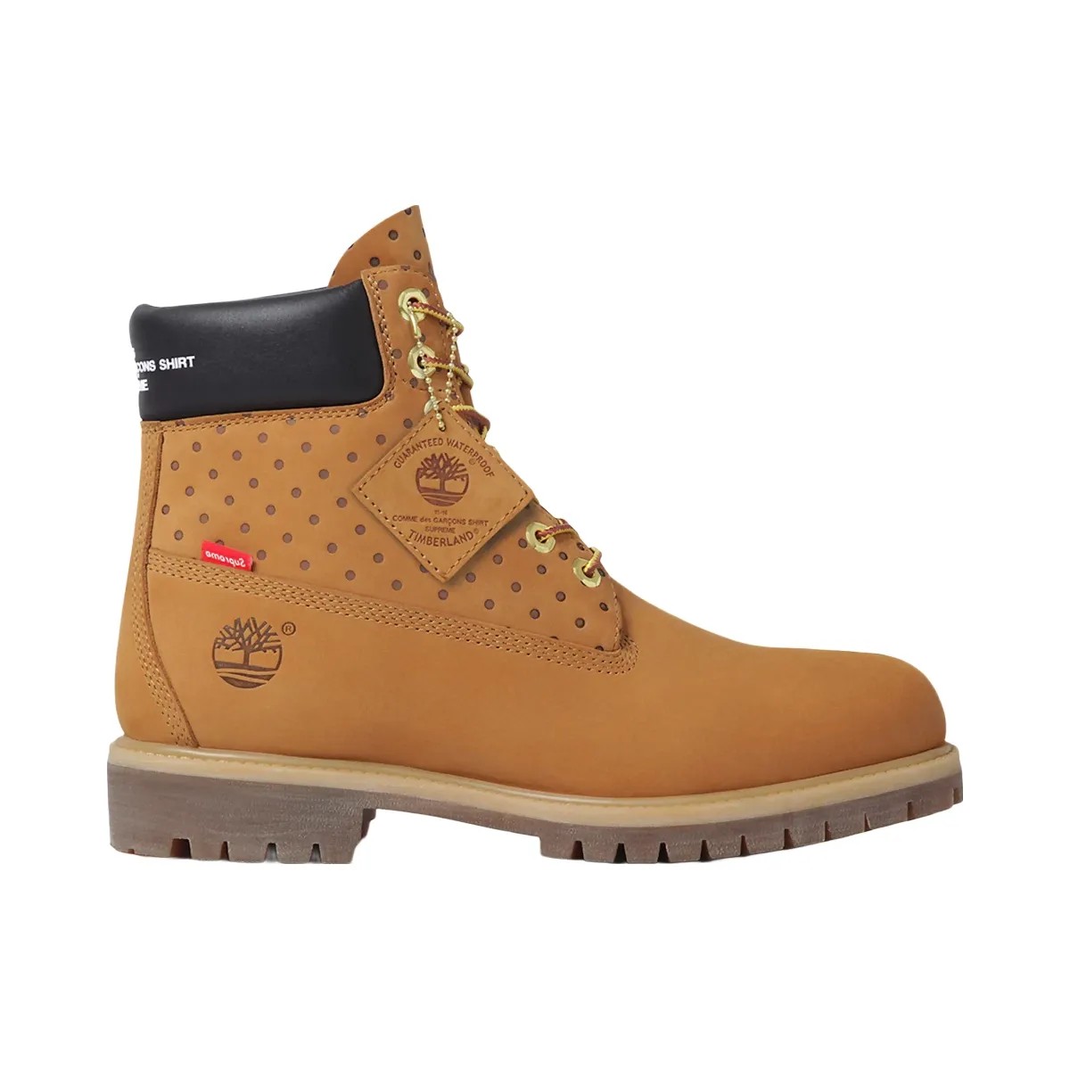 Timberland 6" Boot Supreme X Comme Des Garcons Wheat - HypeFly India View 1
