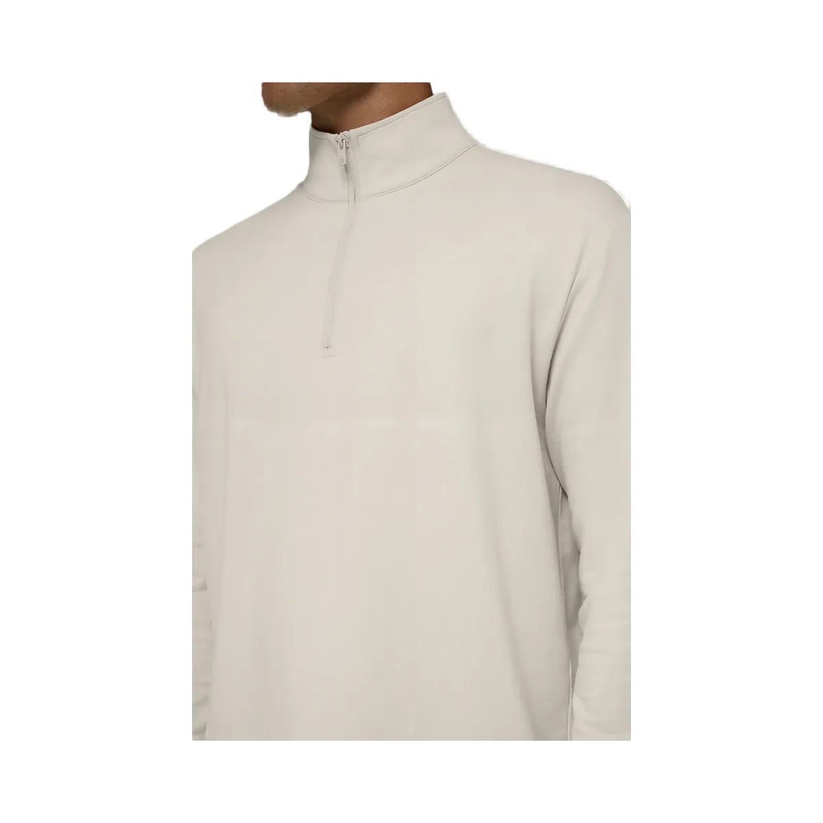 Alo Men's Double Take Long Sleeve 1/4 Zip - Bone - HypeFly India View 3