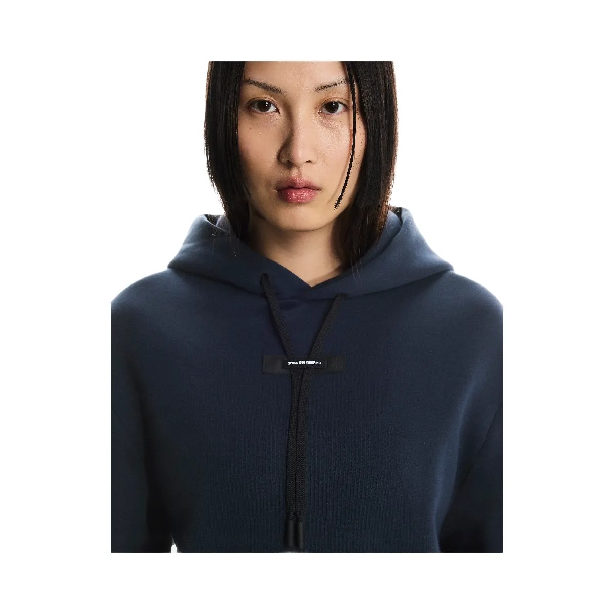 On Focus Tech Hoodie Navy  - HypeFly India View 3