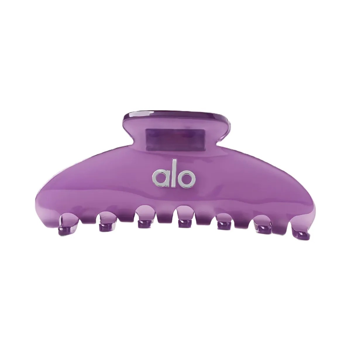 Alo 90's Claw Clip - Plum Kiss Clear - HypeFly India View 2