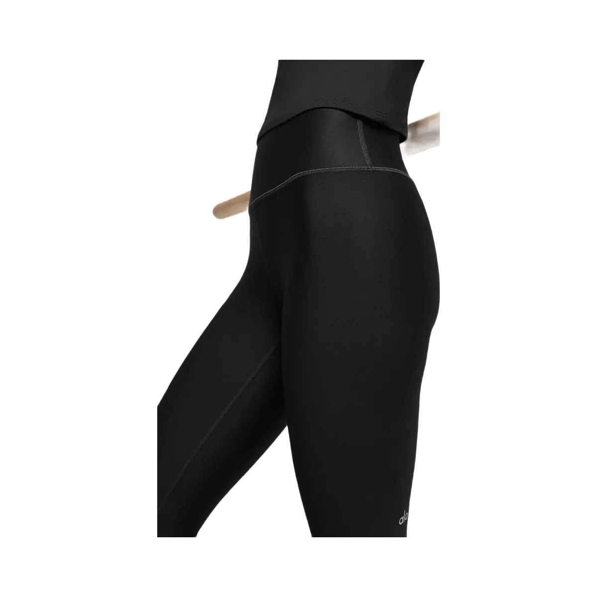 Alo Women's 16'' High-Waist Airlift Capri - Black - HypeFly India View 3