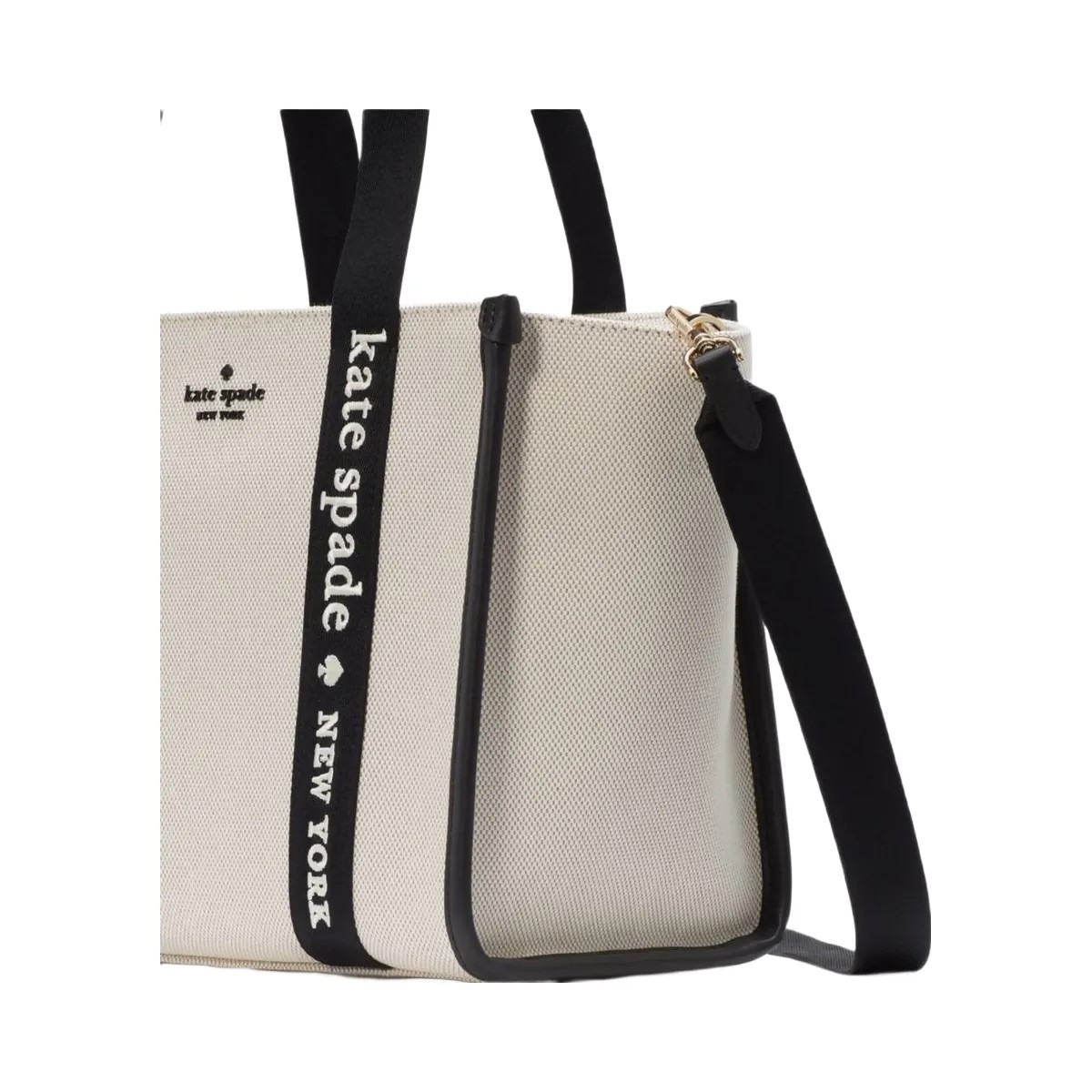 Kate Spade Kip Canvas Small Tote Natural Multi - HypeFly India View 5