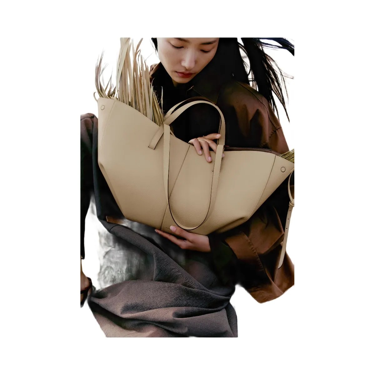 Polene Cyme Textured Sand - HypeFly India View 2