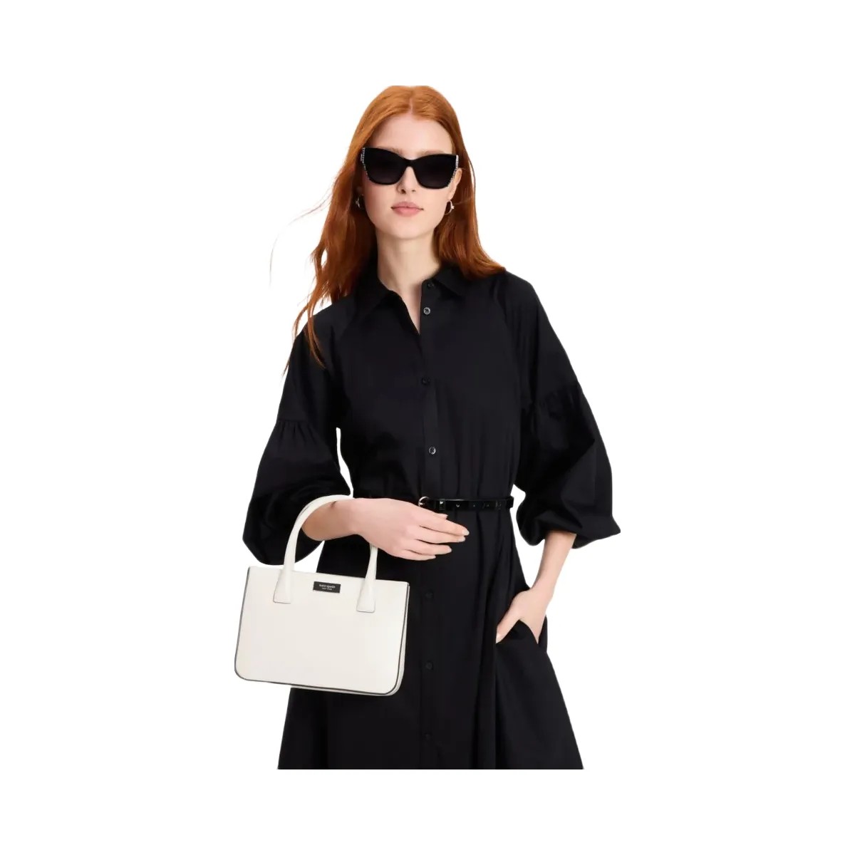 Kate Spade Sam Icon Square Tote Parchment - HypeFly India View 2