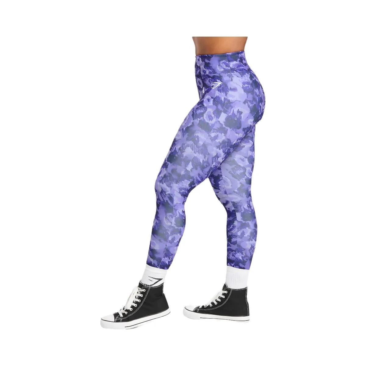Gymshark Reps Power Leggings - Fresh Lilac - HypeFly India View 3