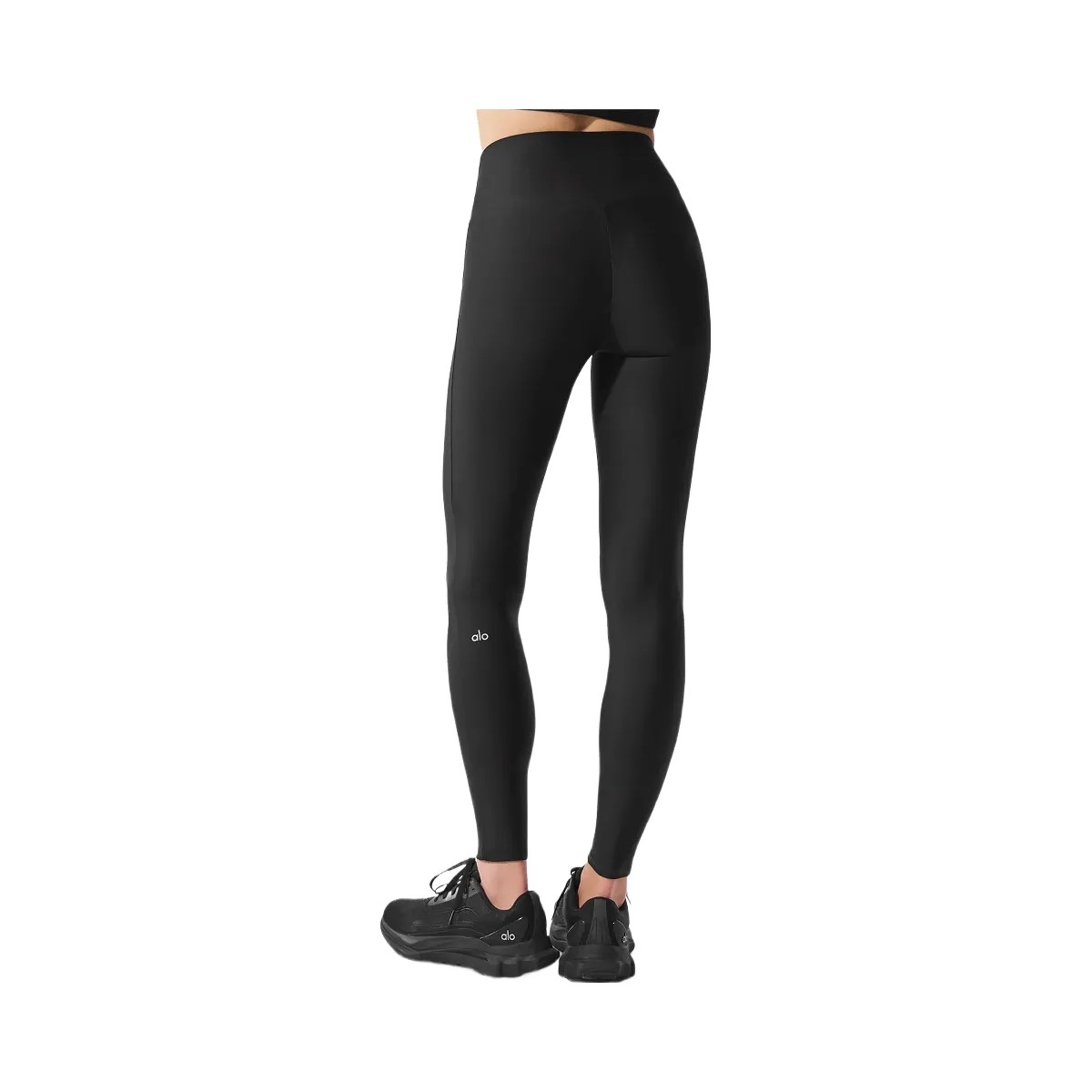 Alo Women's Airlift High-Waist Sleek Legging - Black - HypeFly India View 2