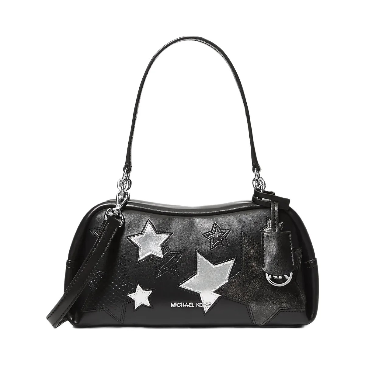 Michael Kors Cecily Small Embellished Shoulder Bag Black - HypeFly India View 1