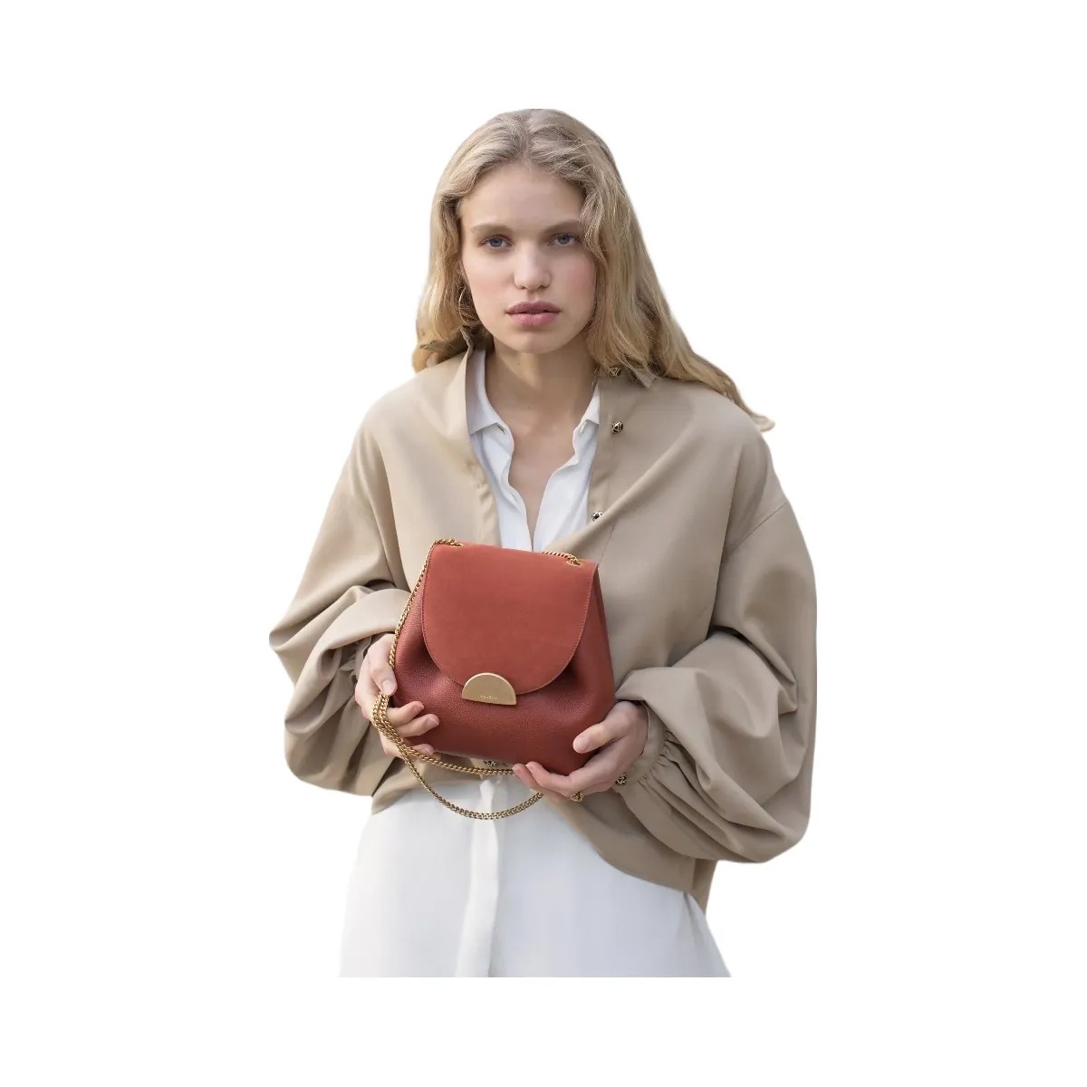 Polene Numero Un Mini Duo Terracotta - HypeFly India View 3