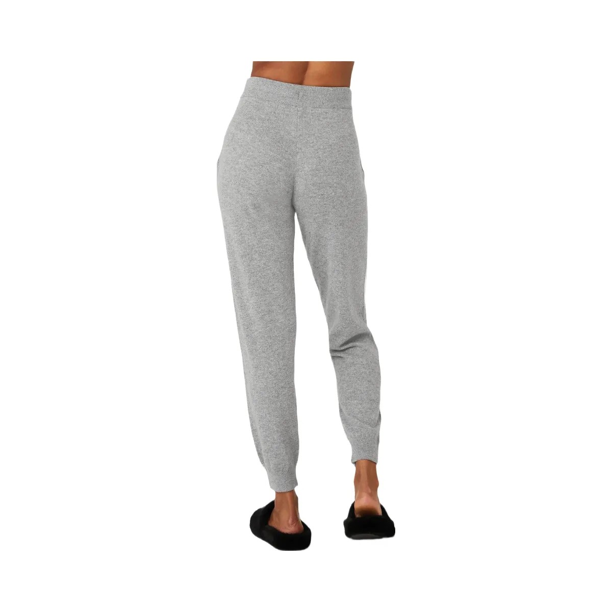 Alo Women's High-Waist Cashmere Jet Set Pant - Dove Grey Heather - HypeFly India View 4