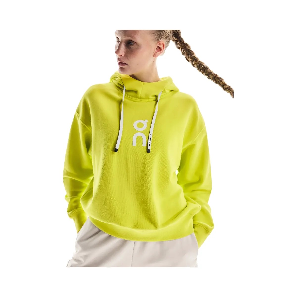 On Club Hoodie Lime  - HypeFly India View 2