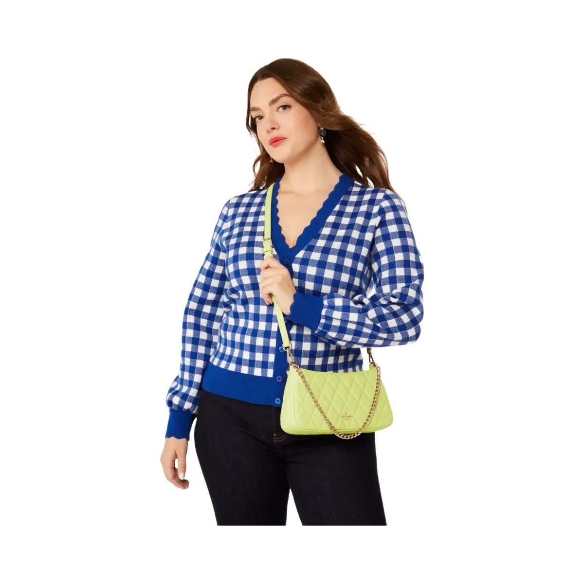 Kate Spade Carey Small Convertible Crossbody Lime Slushy - HypeFly India View 2