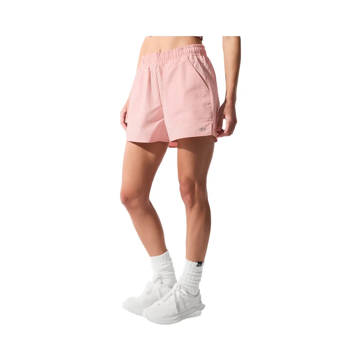 Alo Women's Alumni Short - Pink Quartz - HypeFly India View 1
