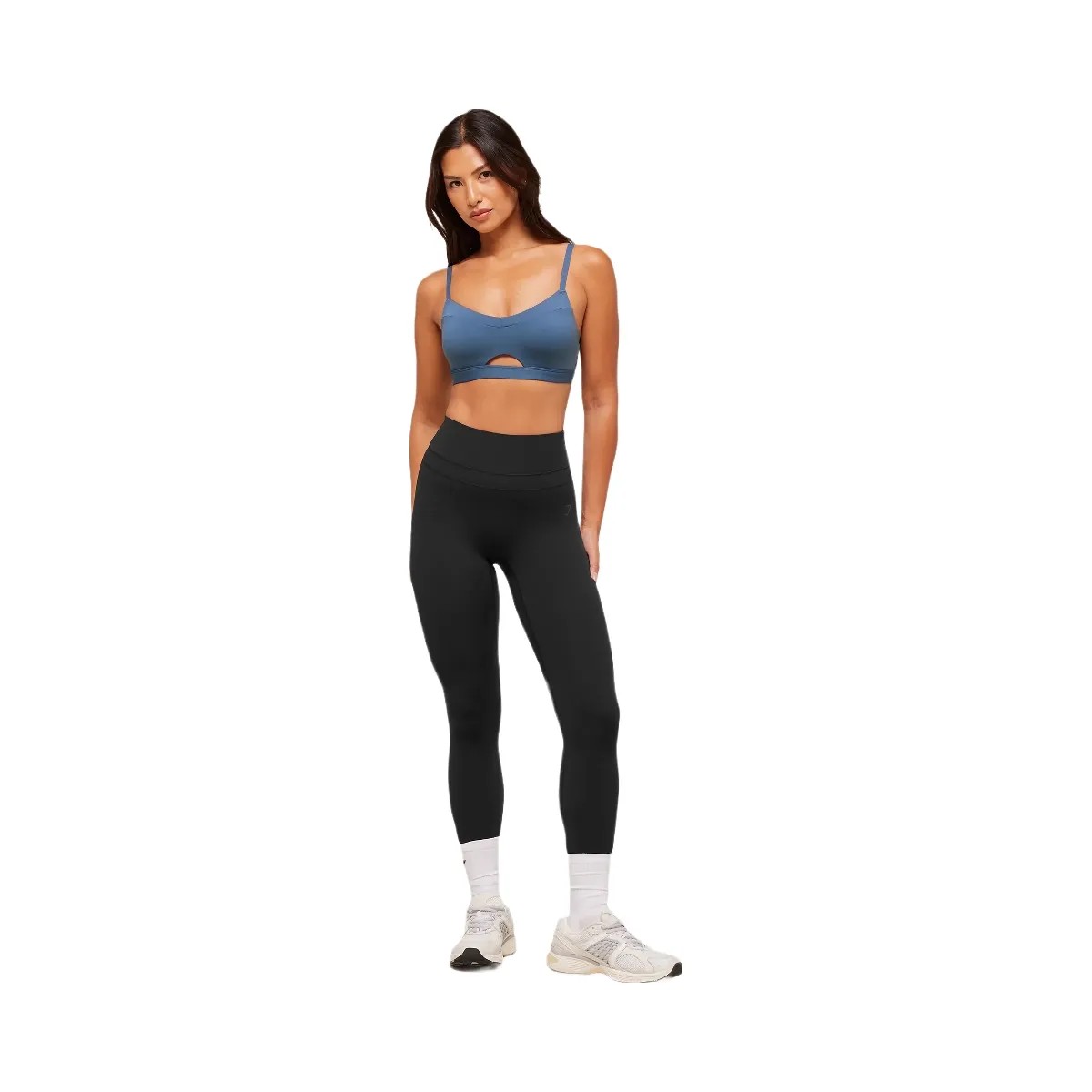 Gymshark Balcony Peekaboo Sports Bra - Compound Blue - HypeFly India View 5