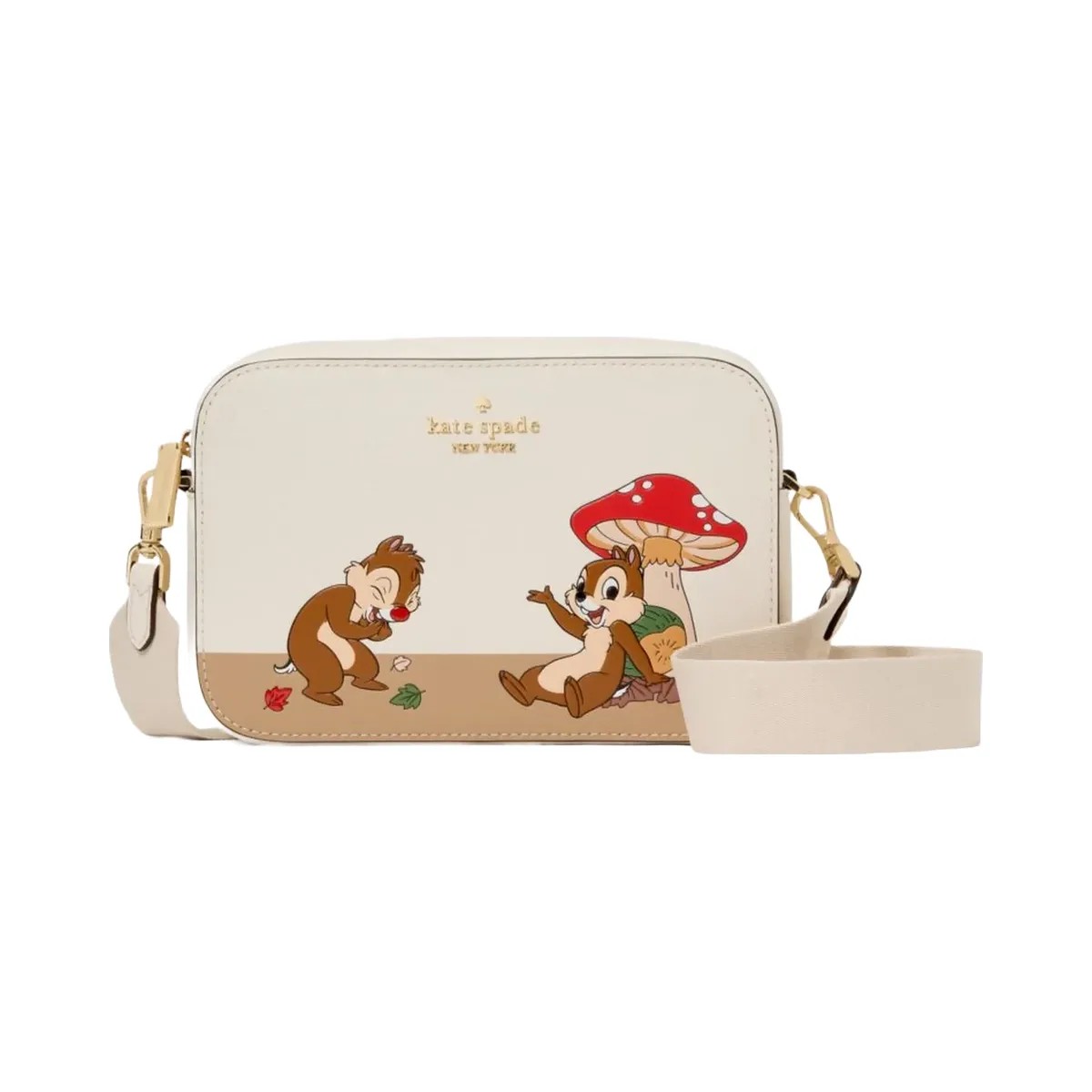 Kate Spade Disney X KSNY Chip N Dale Mini Camera Bag Meringue Multi - HypeFly India View 1