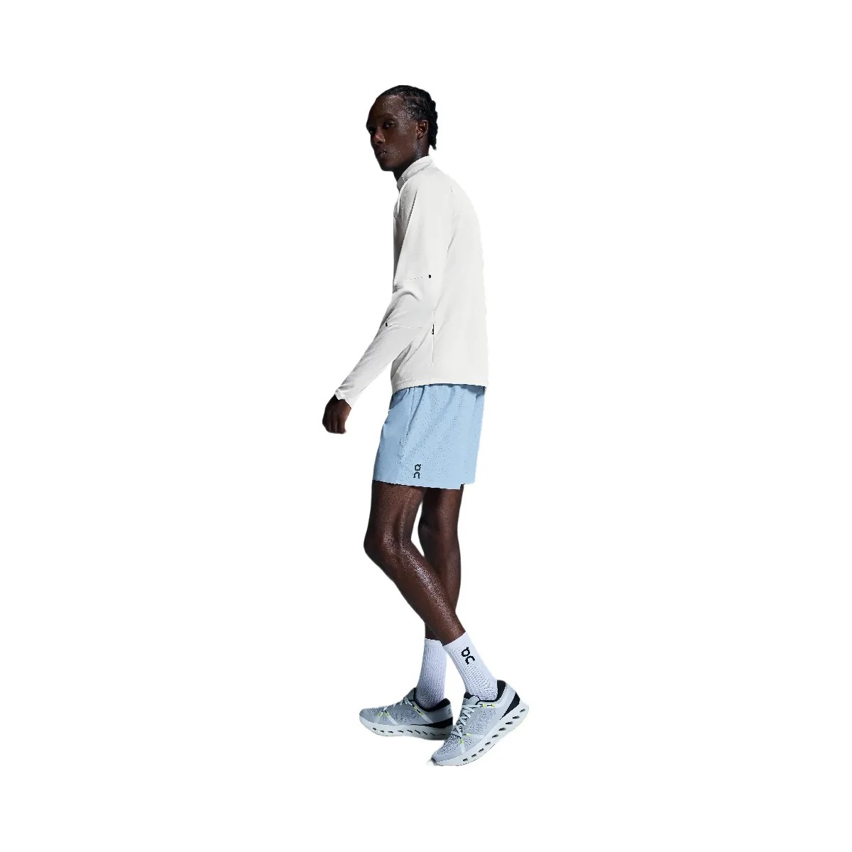 On 5" Performance Shorts Chambray - HypeFly India View 3