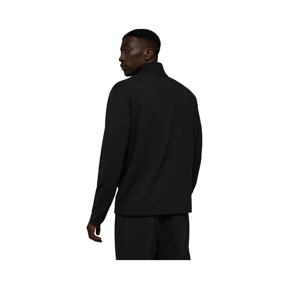 Alo Men's Double Take Long Sleeve 1/4 Zip - Black - HypeFly India View 3