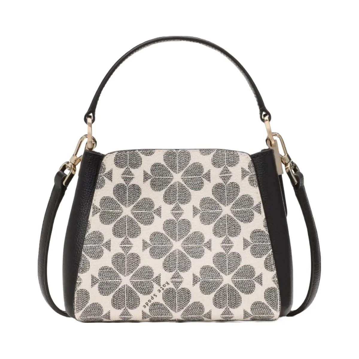 Kate Spade Flower Pvc Mini Top Handle Crossbody Black Multi - HypeFly India View 5