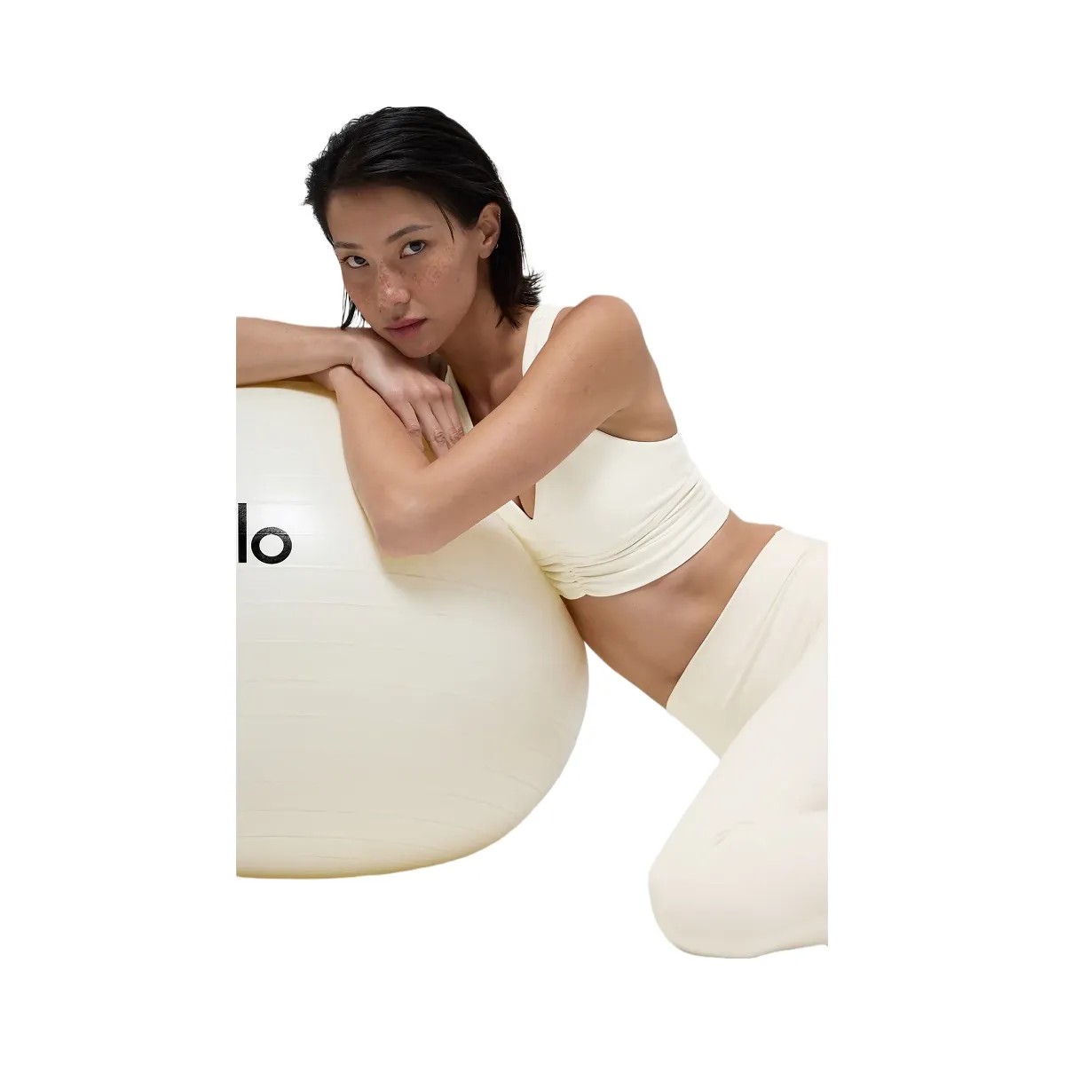 Alo Women's Wild Thing Bra - Ivory - HypeFly India View 3