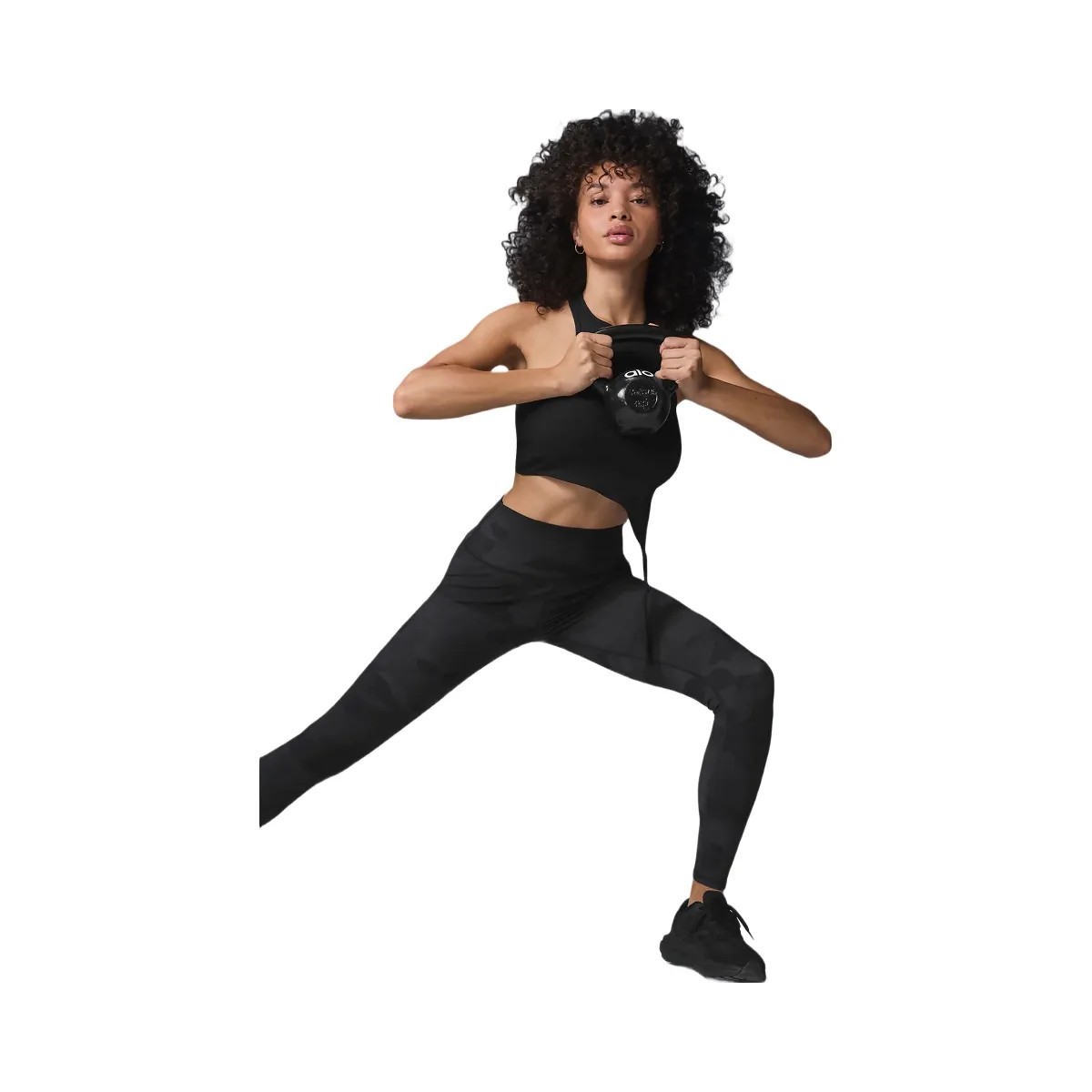 Alo Women's High-Waist Camo Vapor Legging - Black Camouflage - HypeFly India View 5