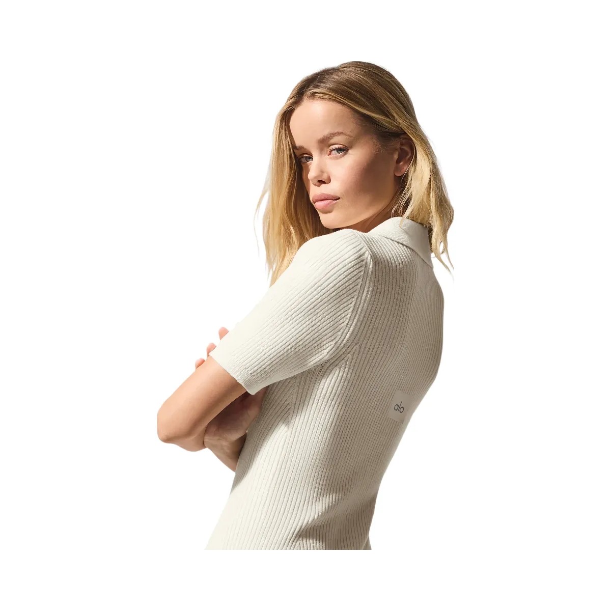 Alo Women's Supernatural Sweater Dress - Ivory - HypeFly India View 4