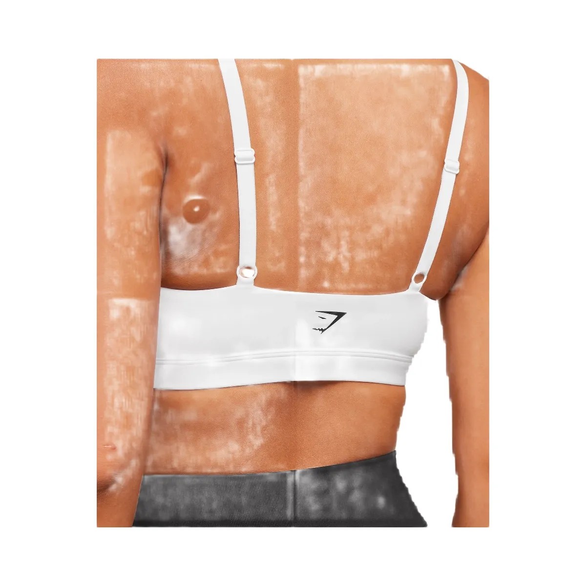 Gymshark Balcony Peekaboo Sports Bra - White - HypeFly India View 5