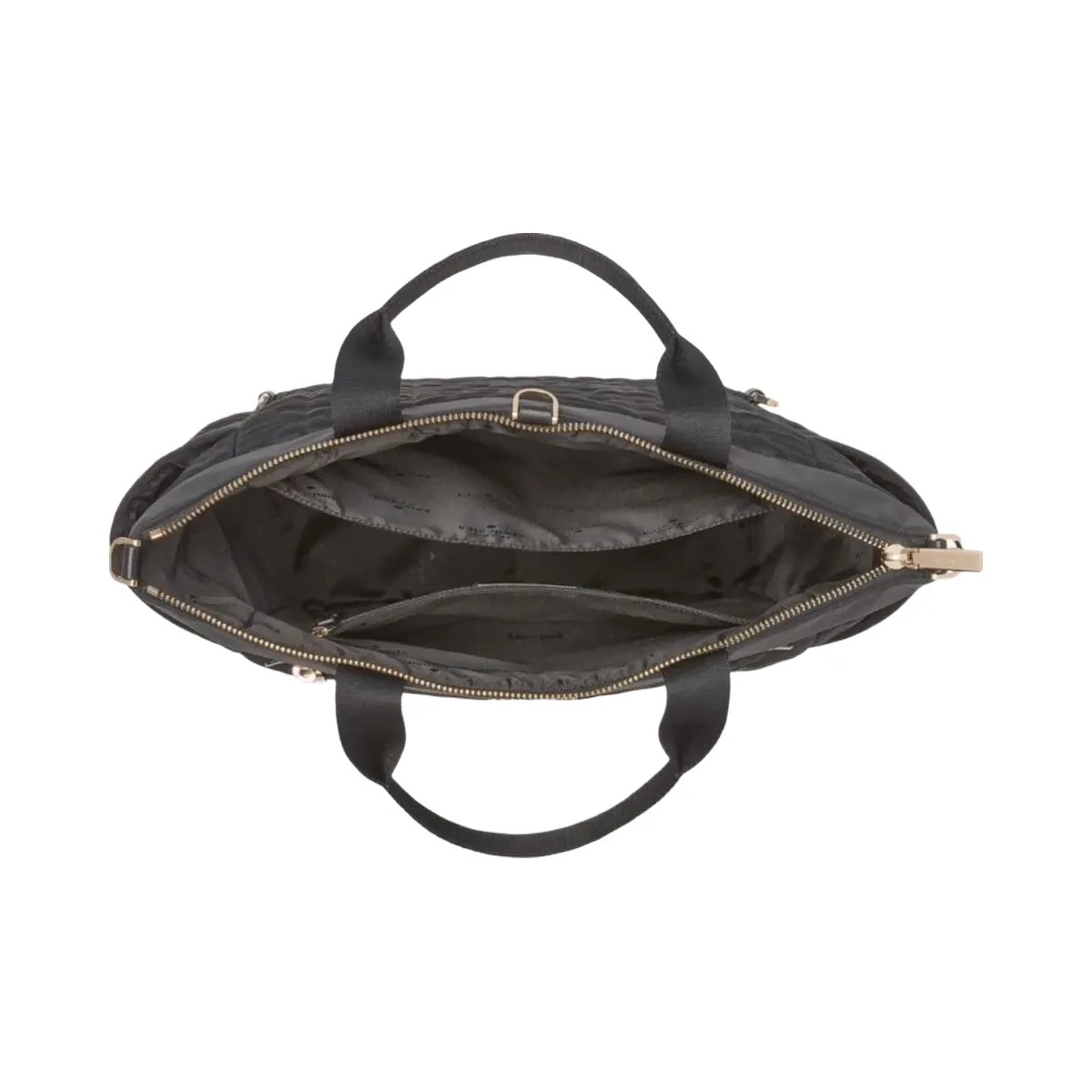 Kate Spade Flower Quilted Fabric Convertible Backpack Black - HypeFly India View 5