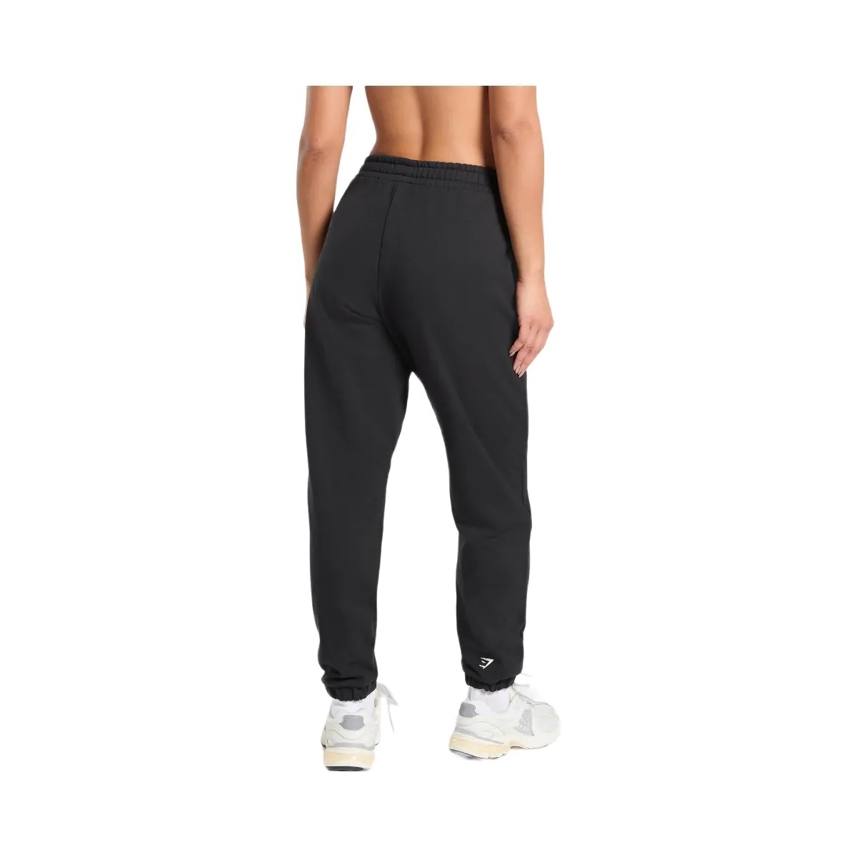Gymshark Lifestyle Club Graphic Joggers - Black - HypeFly India View 2