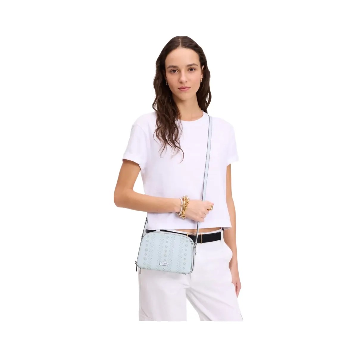 Kate Spade Serena Dome Crossbody Bag Taro Milk - HypeFly India View 2
