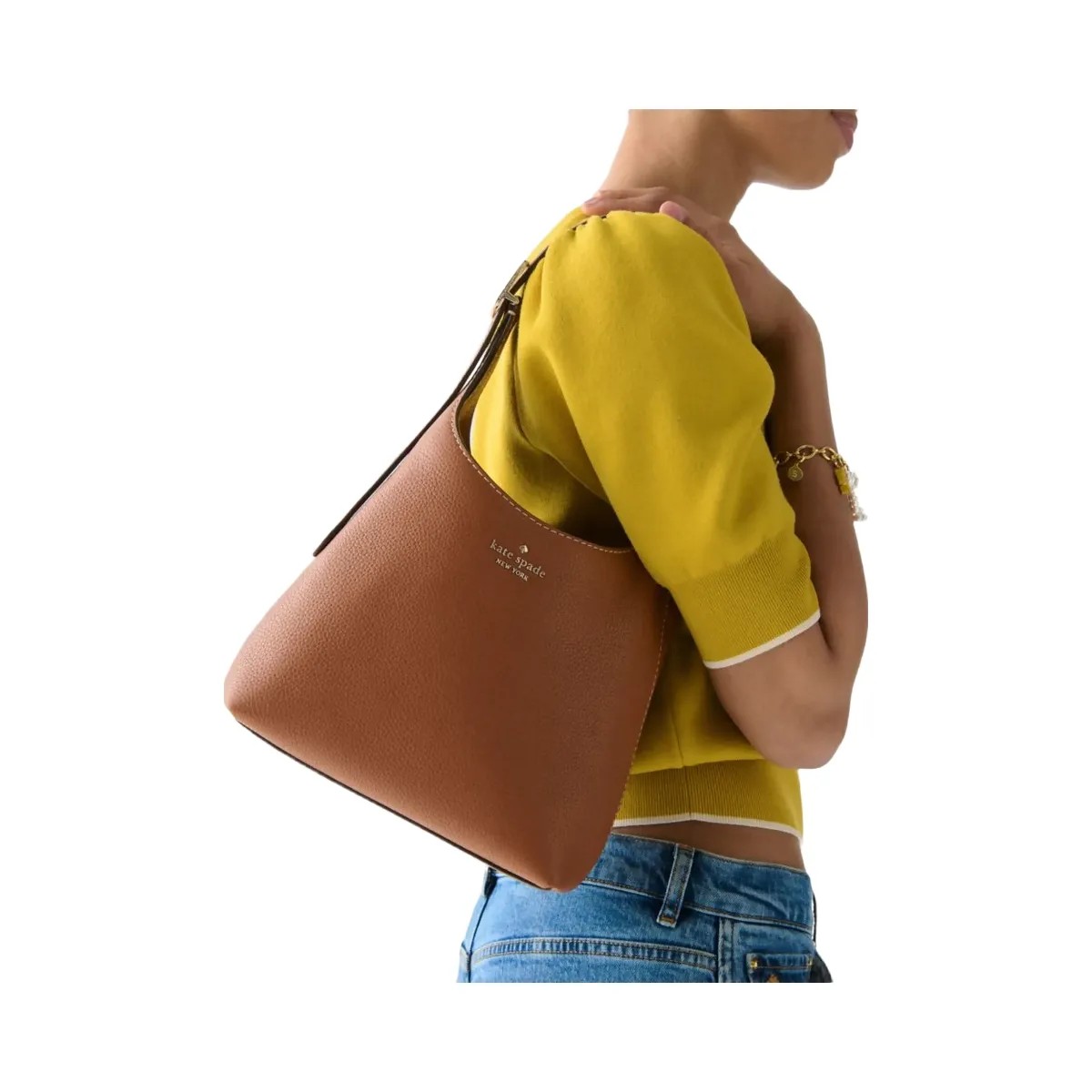 Kate Spade 454 Small Shoulder Bag Warm Gingerbread - HypeFly India View 2