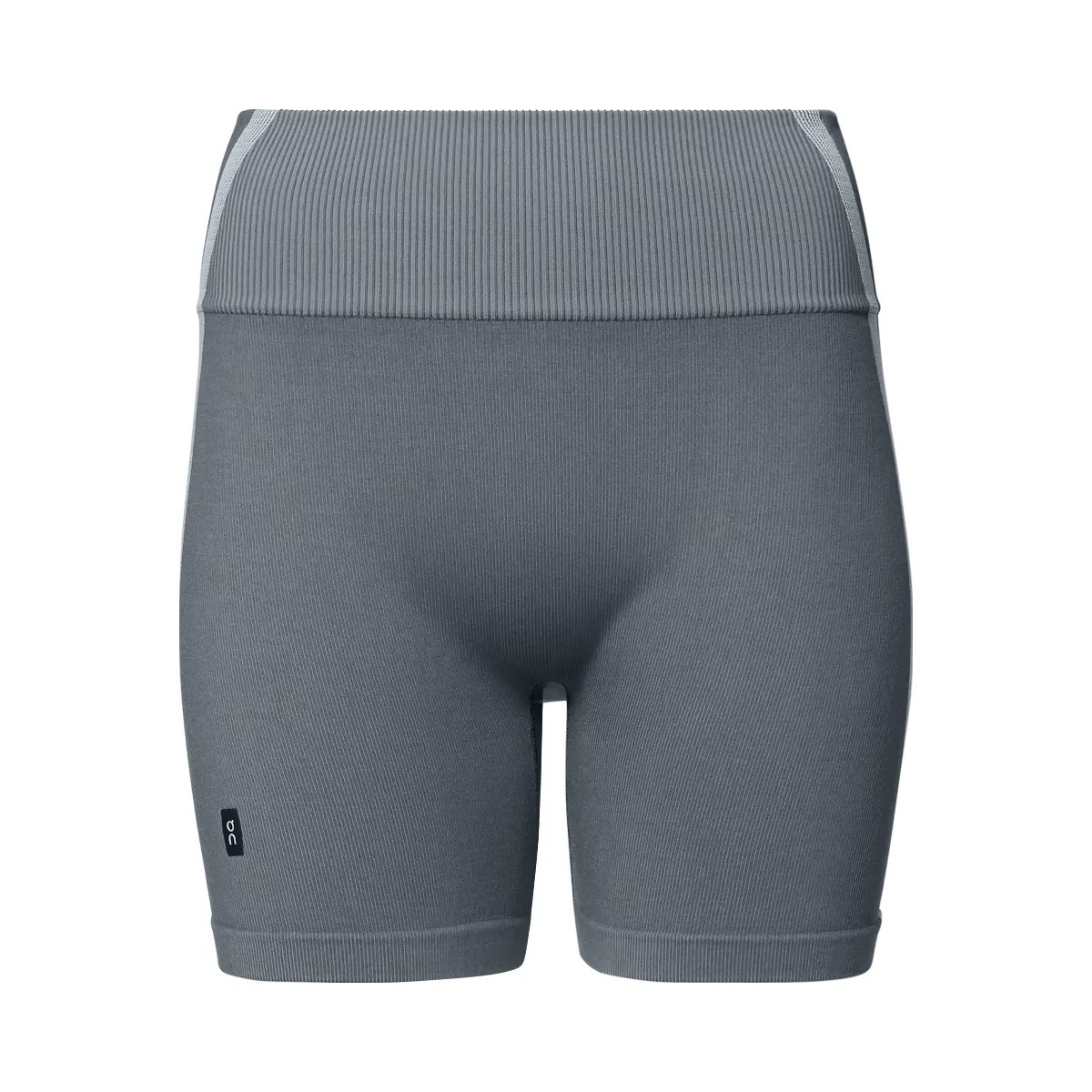 On Studio Knit Shorts Rock | Glacier - HypeFly India View 1