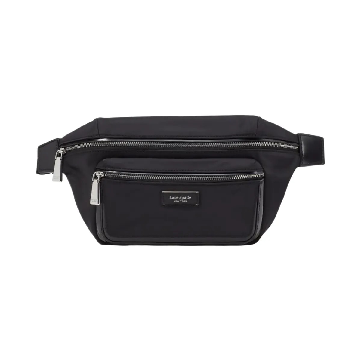 Kate Spade Sam Icon Ksnyl Nylon Medium Belt Bag Black - HypeFly India View 1
