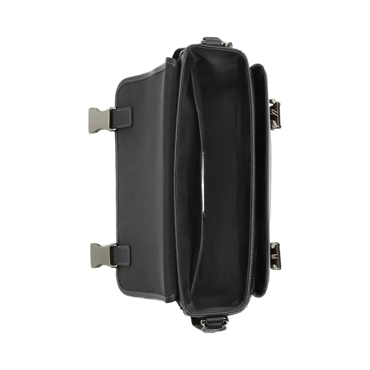 Coach Racer Messenger Bag Smooth Leather-Gunmetal-Black - HypeFly India View 4