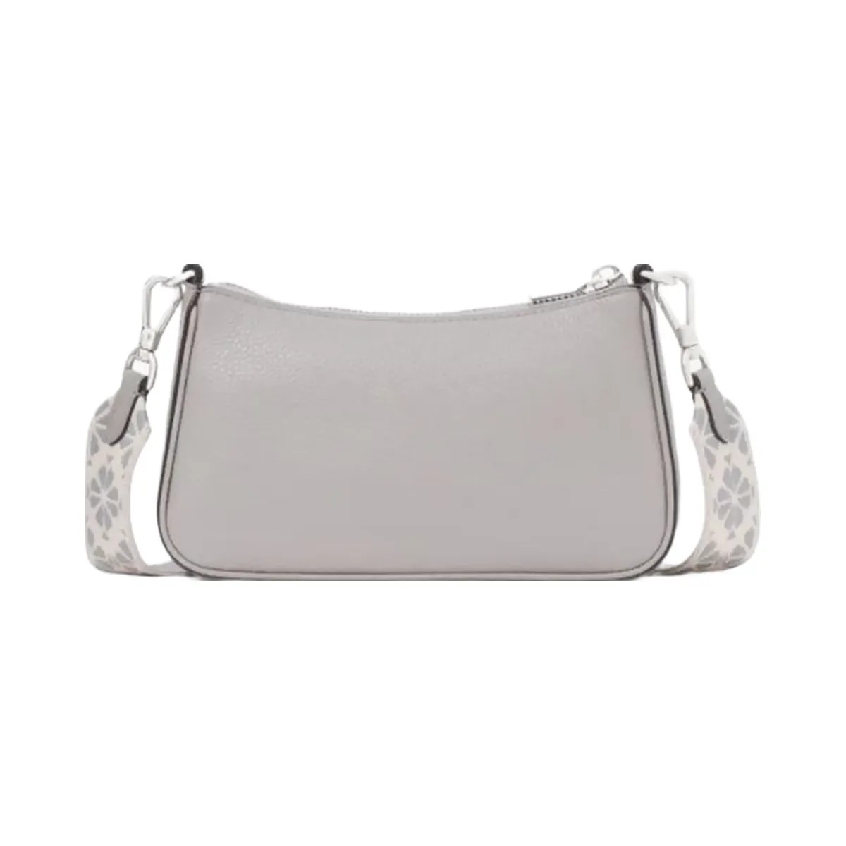 Kate Spade Double Up Webbed Strap Crossbody Nimbus Grey - HypeFly India View 5