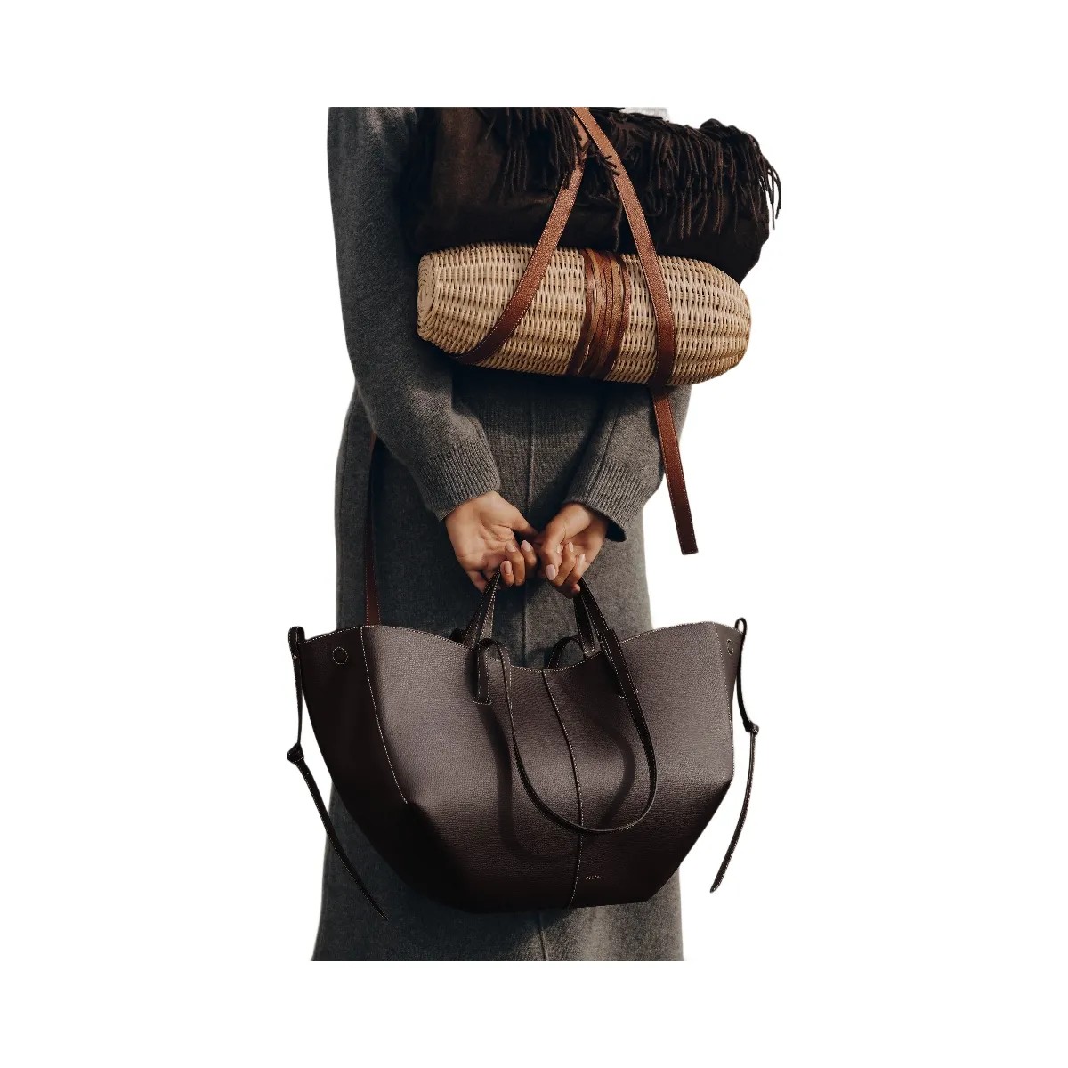 Polene Cyme Textured Ebony - HypeFly India View 3